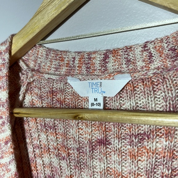 Time and Tru Women’s Cardigan Sweater Size 8-10 - Picture 3 of 4